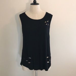 “Shredded” Rocker Style Tee :: Size S